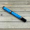 Turquoise and silver chrome fountain pen