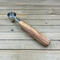 Spalted ambrosia maple wood and chrome single cup coffee scoop 