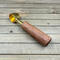 gold plated scoop with hardwood handle