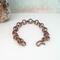 Hand Forged 10 gauge Solid Copper Wire Chain Link Bracelet