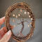 front view of wreath being help in the artosts hand to show size proportion detail