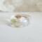 Seashell Resin Pendant for Jewelry or Keychain Making Side View 1