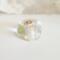 Seashell Resin Pendant for Jewelry or Keychain Making Top View
