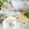 Moss Diamond Gold Colored Sterling Silver Bracelet Side View 1