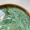 Swirls of green, white and gold make this tray stand out when entertaining.  A lovely addition to your home decor.