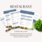A restaurant opening & closing checklist displayed with various tasks categorized for back of house staff, front of house, & management.