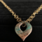 Boho Style Jewelry Set Handmade Patina Unique Artisan Design Statement Necklace Earring Set Birthday Gift Handcrafted Polymer Clay Pendant