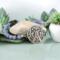 Lotus flower silver focal link