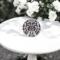Lotus flower silver focal link