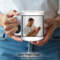 Ceramic dad mug in kitchen setting
Custom dad mug held by smiling father
