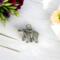 silver charm bear, for jewelry designers/ makers