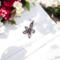 silver flower charm