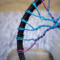 electric blue and purple wire branch details