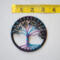 the tree of life measures 3 inch across, small but mighty attention grabbing accessory