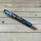 Copper penny and turquoise cigar style pen