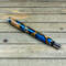 Resin cast jumping cholla cactus skeleton chrome rollerball pen