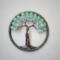 front view of 3inch tree ornament 