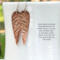 Textured copper spike earrings with rose gold filled ear wires by MariesGems.