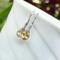 Citrine wire wrapped gemstone earrings in oxidized sterling silver by MariesGems.