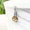 Citrine wire wrapped gemstone earrings in oxidized sterling silver by MariesGems.