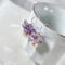 Amethyst cluster and freshwater cultured pearl earrings in sterling silver by MariesGems.