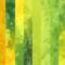 Green and yellow stash bundle of hand dyed fat eighths