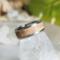 Sandstone Polymer Clay Glow in the Dark Stainless Steel Ring