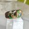 Labradorite, Polymer Clay and Stainless Steel Fantasy Ring