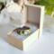 Labradorite, Polymer Clay and Stainless Steel Fantasy Ring in Packaging