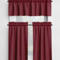 Solid Red Valances and Cafe Curtains, 100% USA Cotton – Vibrant Red, Burgundy, and Dark Merlot – Custom Sizes Available