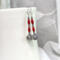 Red coral and silver ball earrings by MariesGems.