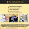 Hands using mouse on personalized pad. Perfect gift for work from home motivation, teacher or  coworker gifts; students, small businesses
