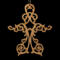 Handmade Wooden Victorian Style Fretwork Christmas Tree Ornament Handmade In the USA