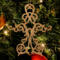 Handmade Wooden Victorian Style Fretwork Christmas Tree Ornament Handmade In the USA