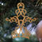 Handmade Wooden Victorian Style Fretwork Christmas Tree Ornament Handmade In the USA
