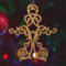 Handmade Wooden Victorian Style Fretwork Christmas Tree Ornament Handmade In the USA