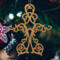 Handmade Wooden Victorian Style Fretwork Christmas Tree Ornament Handmade In the USA