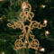 Handmade Wooden Victorian Style Fretwork Christmas Tree Ornament Handmade In the USA