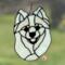 American Eskimo Stained Glass Suncatcher
