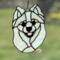 American Eskimo Stained Glass Suncatcher