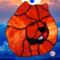 Chow Chow Stained Glass Suncatcher-Red
