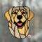 Stained Glass Suncatcher in Cream