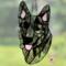 Mudi Stained Glass Suncatcher- black