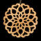 Handcrafted Wooden Victorian Style Fretwork Christmas Tree Ornament Made In USA