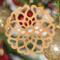 Handcrafted Wooden Victorian Style Fretwork Christmas Tree Ornament Made In USA