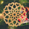 Handcrafted Wooden Victorian Style Fretwork Christmas Tree Ornament Made In USA
