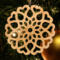 Handcrafted Wooden Victorian Style Fretwork Christmas Tree Ornament Made In USA