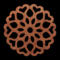 Handcrafted Wooden Victorian Style Fretwork Christmas Tree Ornament Made In the USA