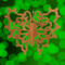 Handcrafted Victorian Style Wooden Fretwork Butterfly Christmas Tree Ornament Made Inn USA