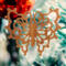 Handcrafted Victorian Style Wooden Fretwork Butterfly Christmas Tree Ornament Made Inn USA